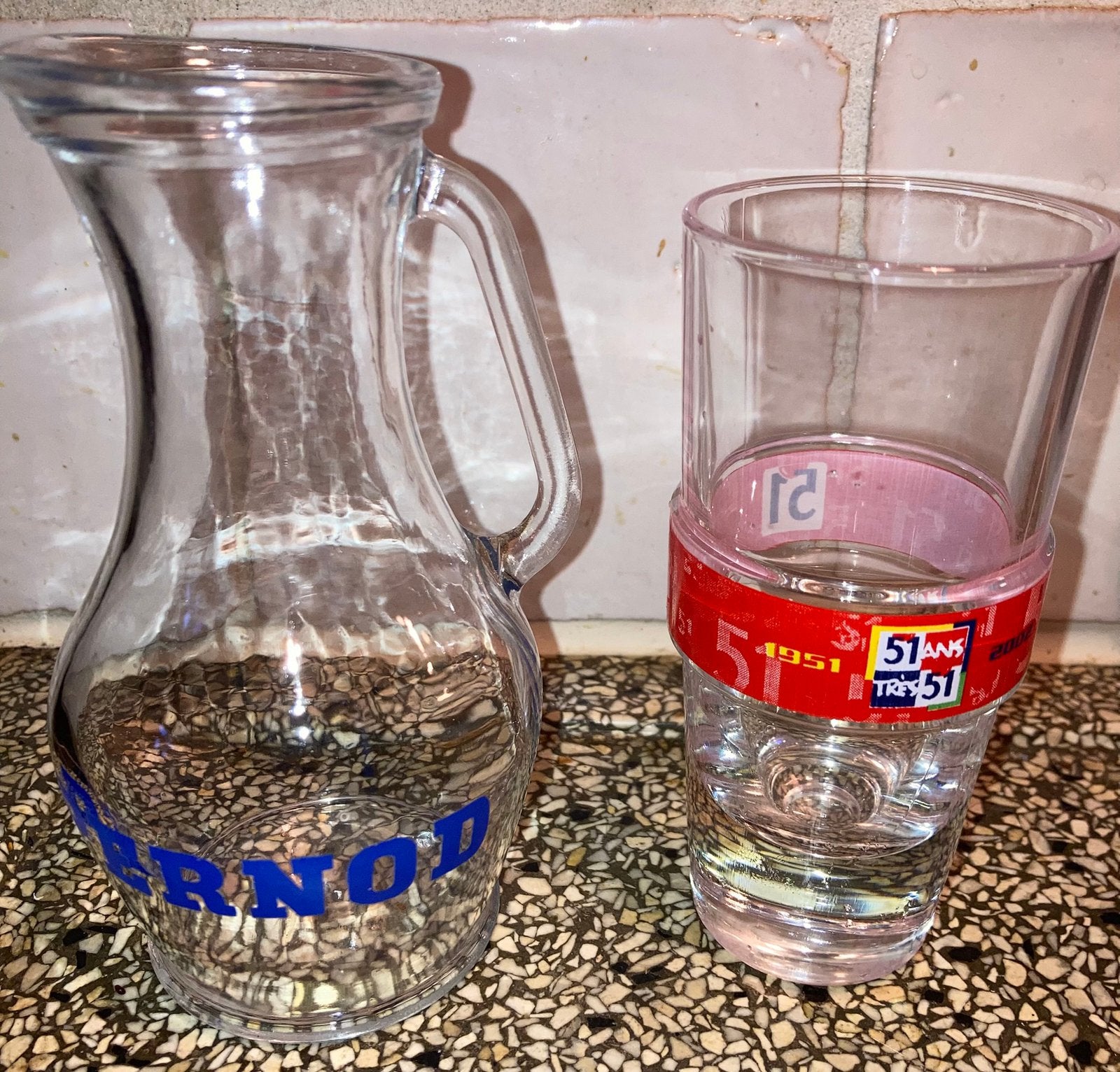 Ricard Pernod 45 Fils Picasso Schenktuit Glas PPSTK, Verzenden, Overige typen