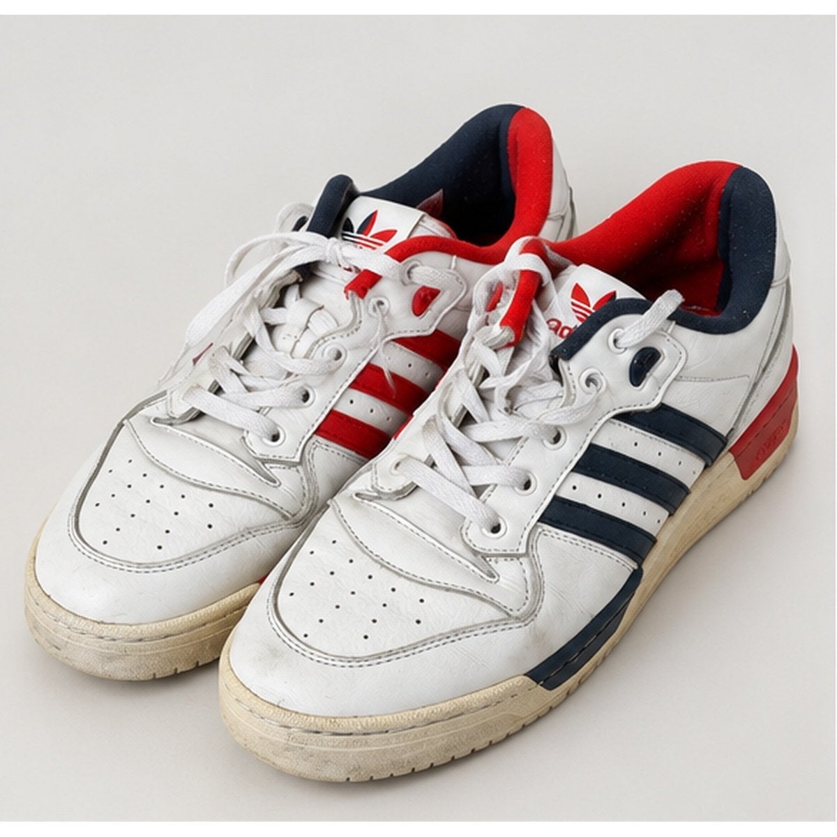 Adidas Rivalry Low retro sneakers - Maat 44,5, Ophalen of Verzenden, Gedragen, Wit, Sneakers of Gympen