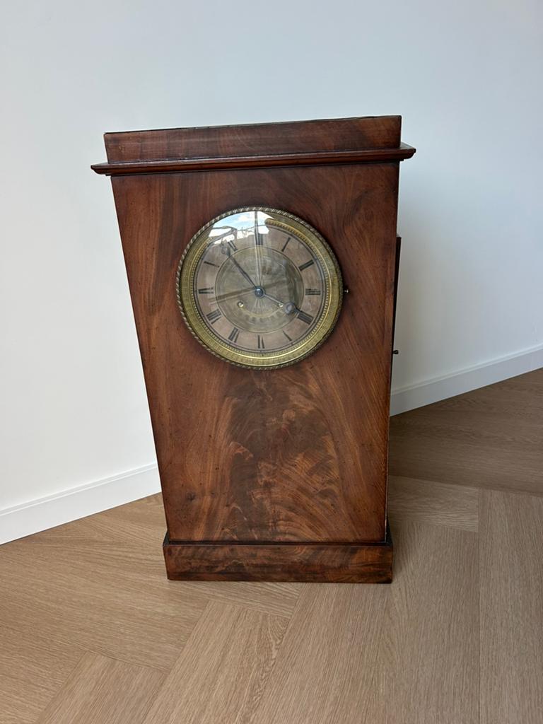 Antieke Engelse schoortsteenklok, Antiek en Kunst, Ophalen