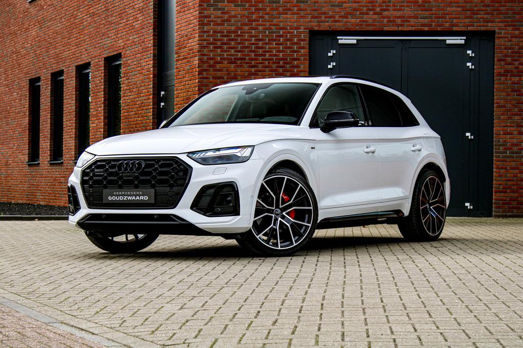 Audi Q5 55 TFSI e S edition | Pano | Luchtvering | Head-up |, Automaat, Gebruikt, 4 cilinders, Wit