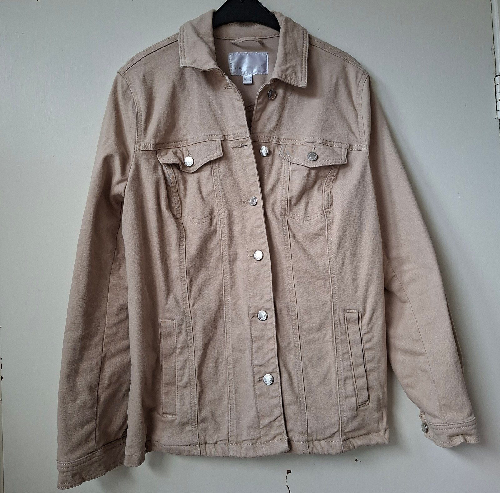 Zandkleurig  jack/jasje mt 44, Kleding | Dames, Verzenden, Beige, Maat 42/44 (L), Zo goed als nieuw