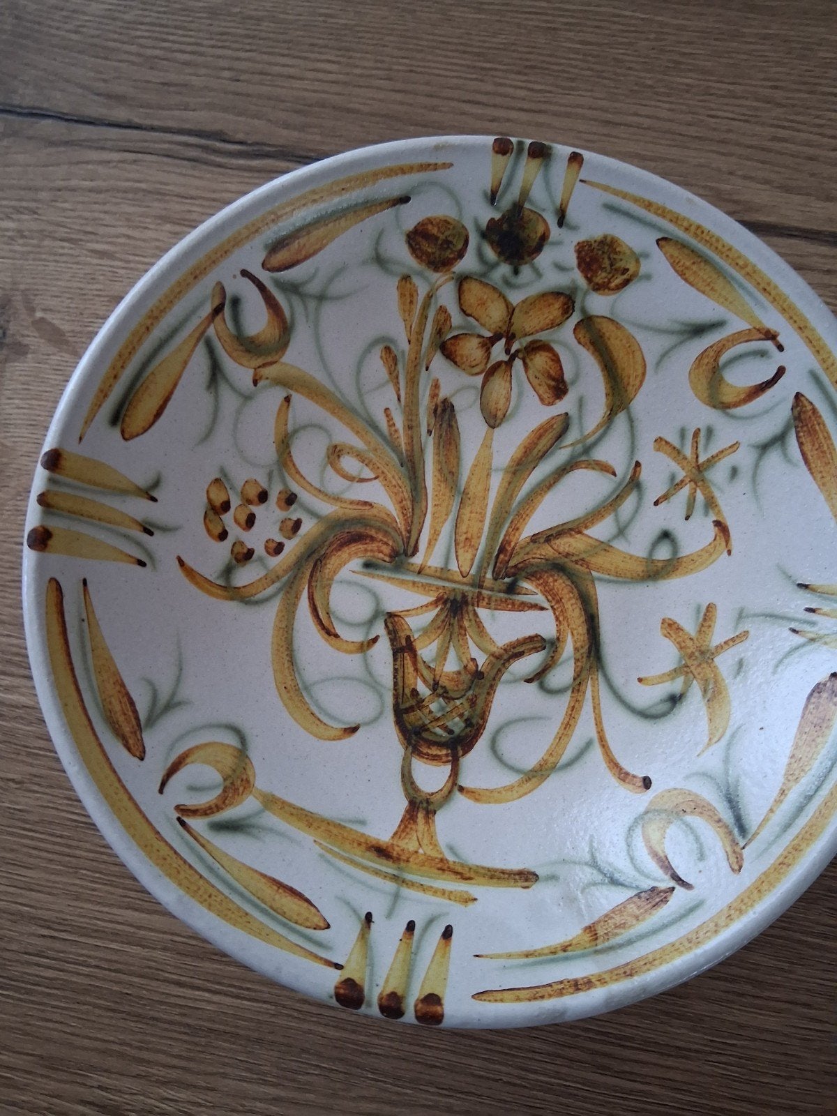 Vintage Keramiek Quimper Schaal - Handgeschilderd, 20cm, Antiek en Kunst, Antiek | Keramiek en Aardewerk, Ophalen