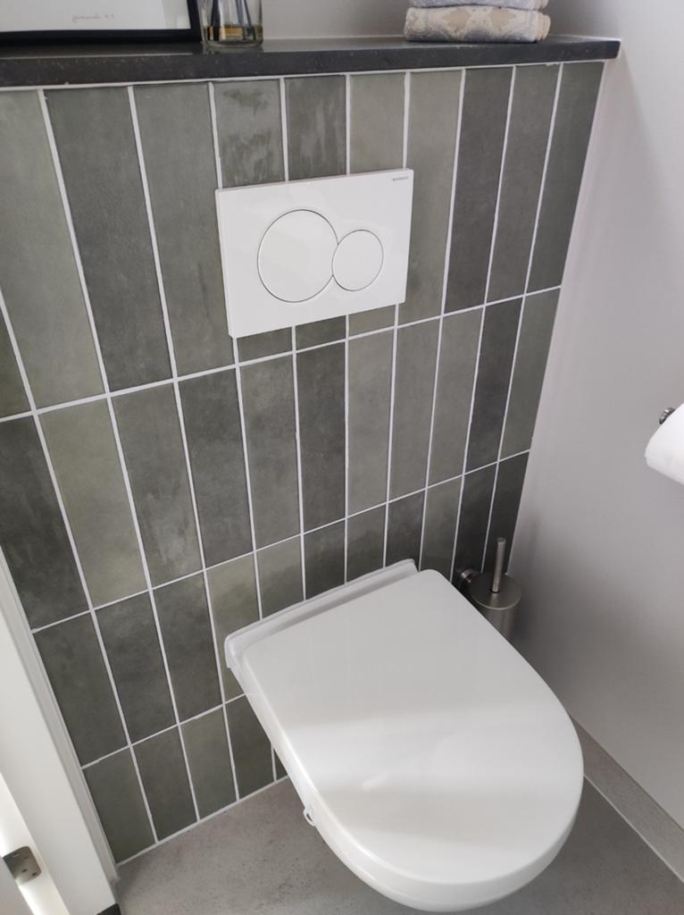 Tegels 75x300 mm olijfgroen, Ophalen