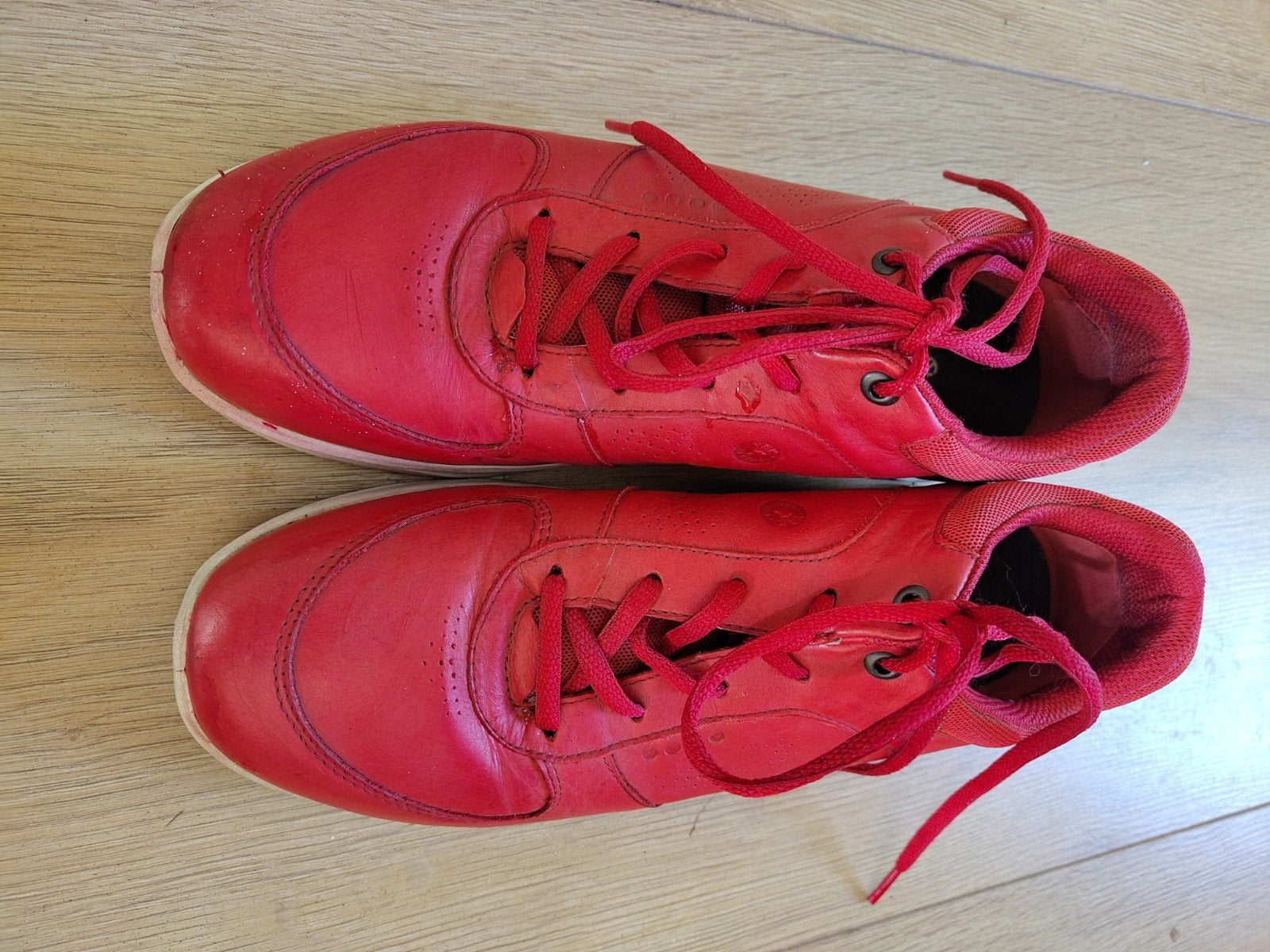 Rode Ecco sneakers - Maat 41, Ecco, Ophalen of Verzenden, Sneakers of Gympen, Gedragen