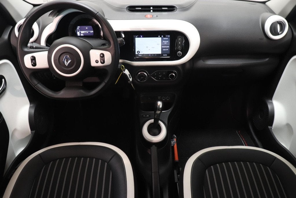Renault Twingo Z.E. R80 Intens | Camera | SoH 93,1% | Climat, Automaat, Met garantie (alle), Leder en Stof, Zwart