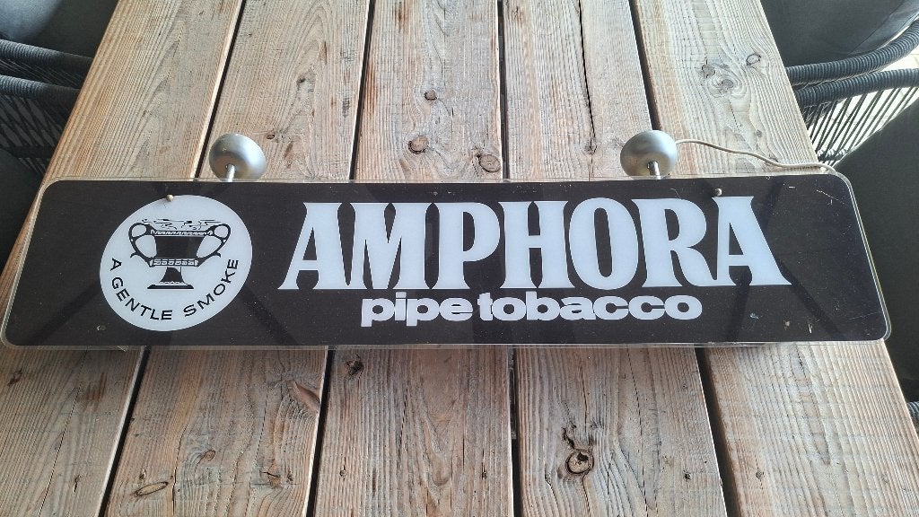 Amphora Pipe Tobacco sigaren merk lichtbak, Verzamelen, Ophalen, Gebruikt, ,, Overige typen