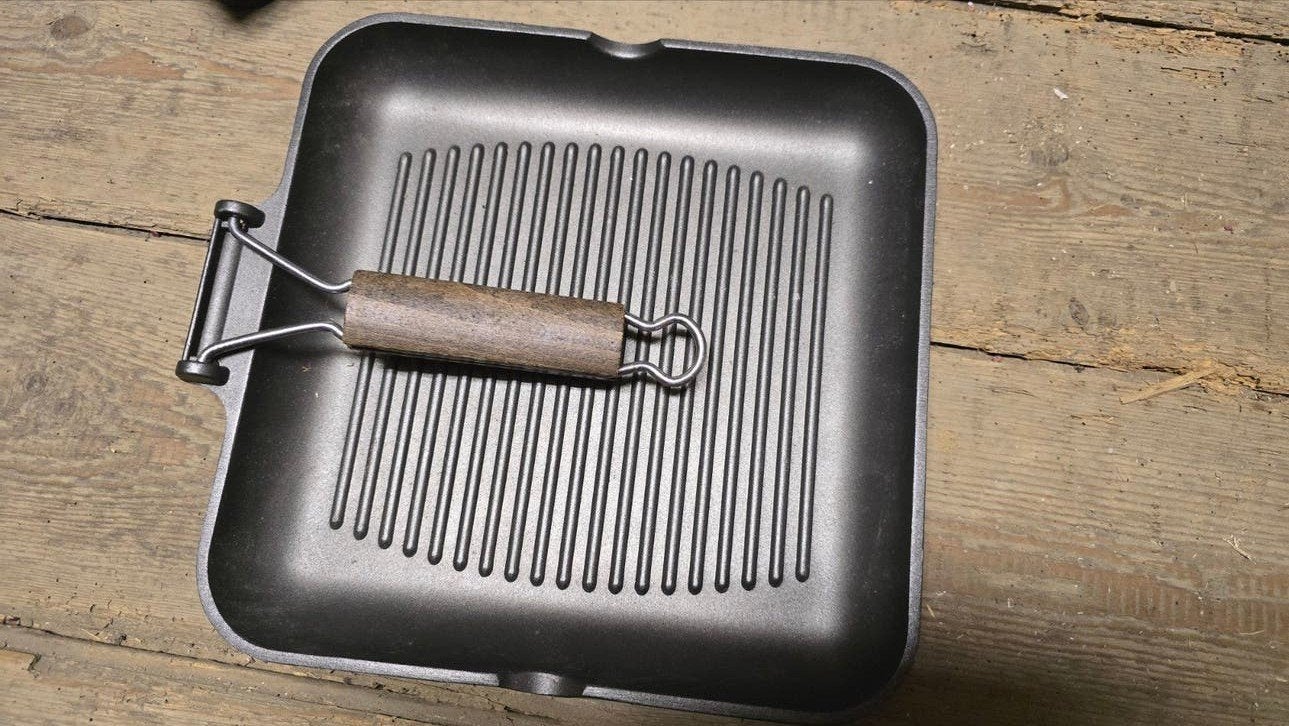 Nieuwe grillpan voor gas en keramisch (niet inductie), Ophalen of Verzenden, Nieuw, Aluminium, Overige typen