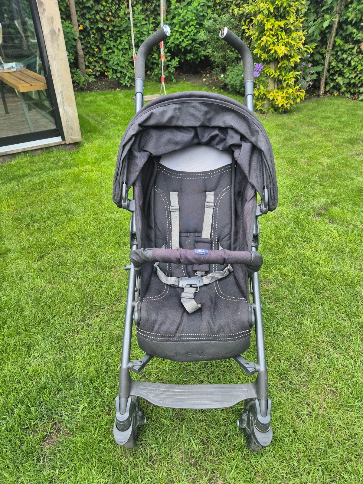 Chicco Liteway 3 buggy met voetenzak, Kinderen en Baby's, Buggy's, Ophalen of Verzenden, Verstelbare rugleuning