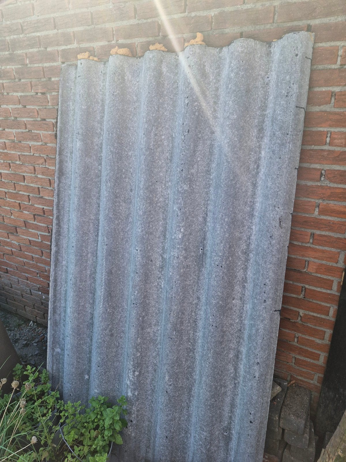 Gratis gebruikte golfplaten, diverse maten. (GEEN ASBEST), Ophalen, Overige materialen, Gebruikt, 15 m² of meer