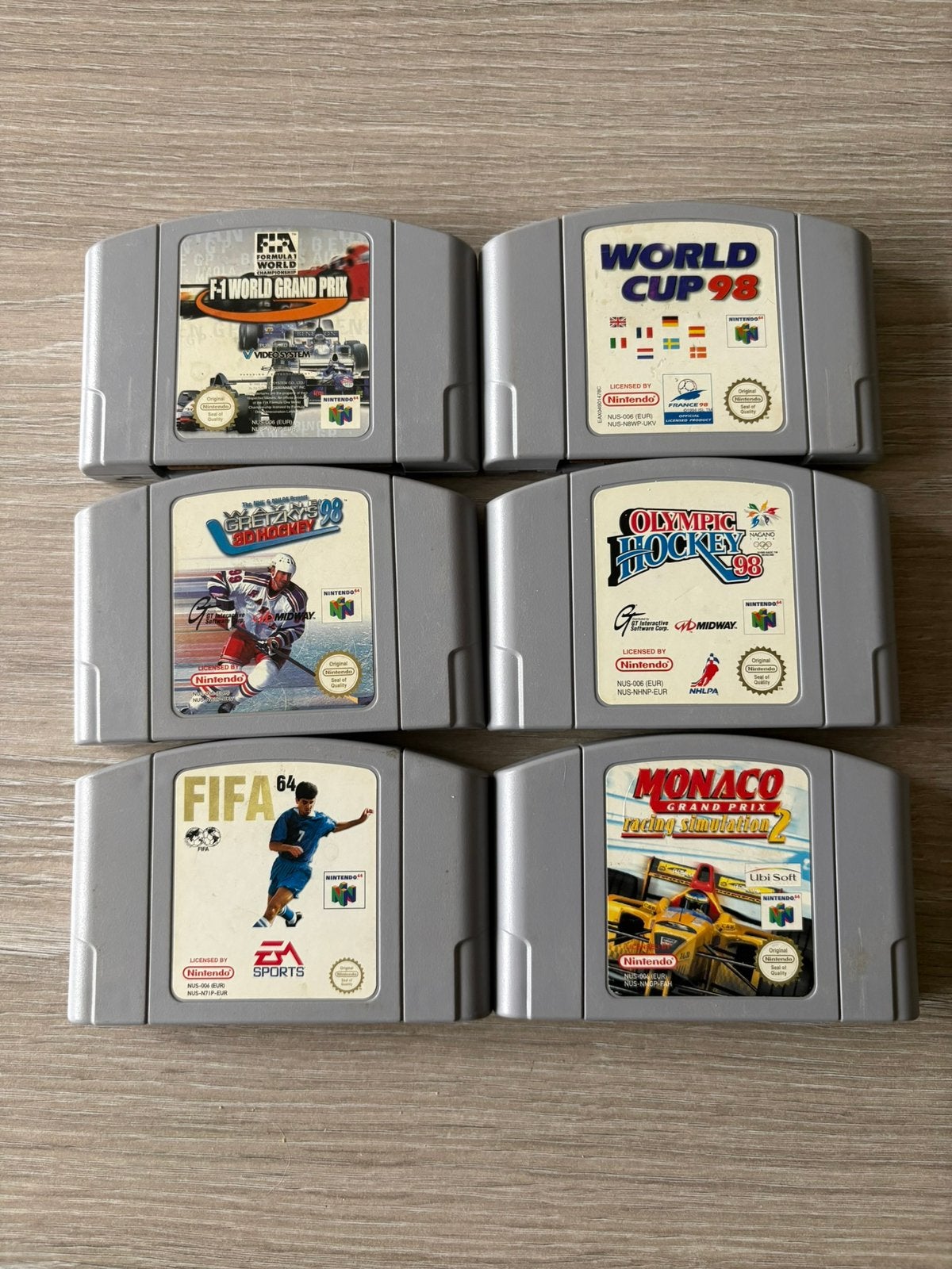 6 Games voor de Nintendo 64., 3 spelers of meer, Ophalen of Verzenden, Sport, Vanaf 3 jaar