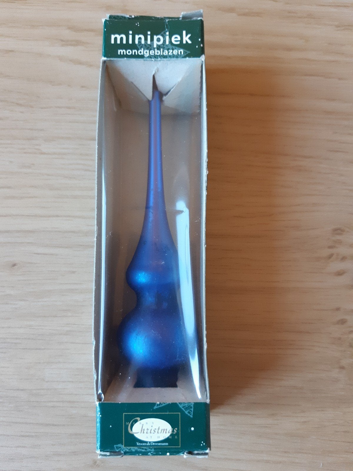 Kerst: kleine blauwe piek voor in de boom, Diversen, Ophalen
