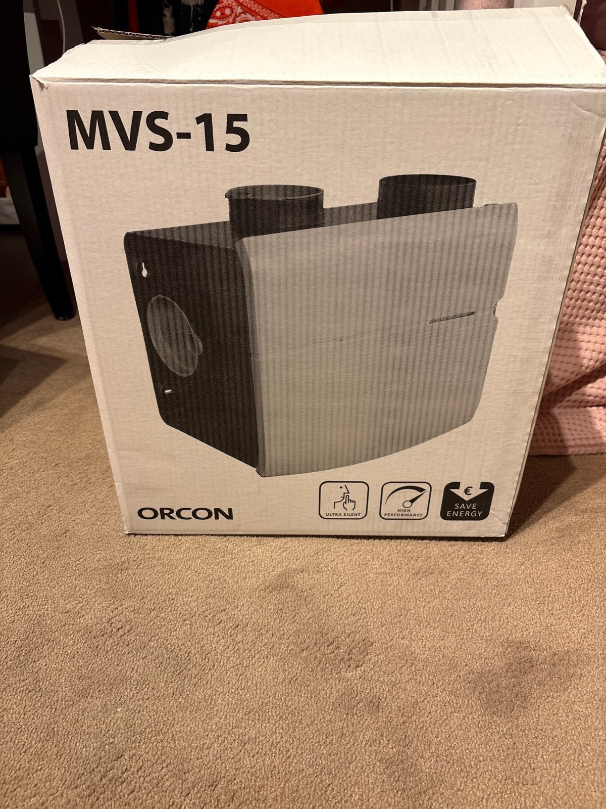 Orcon MVS-15 woonhuisventilator met vochtsensor, Doe-het-zelf en Verbouw, Ophalen, Nieuw, Ventilator en Afzuiger