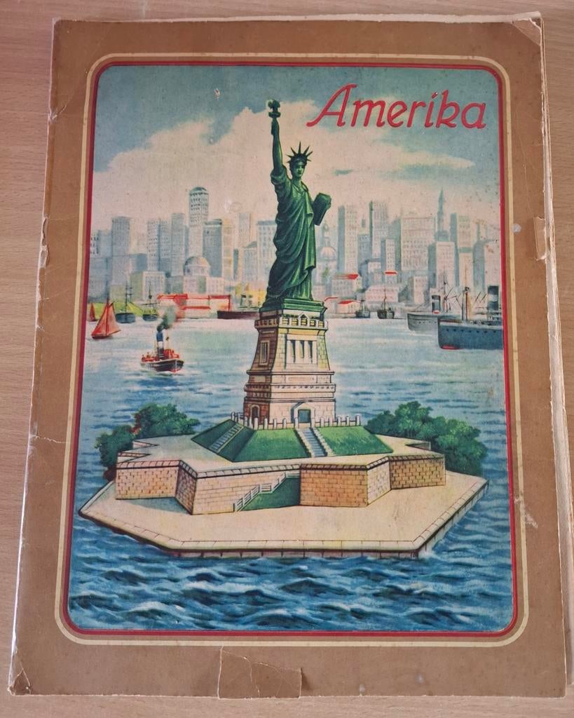 Theodorus Niemeijer,  Prentenboek.  'Amerika'.  1926., Verzamelen, Ophalen, Gebruikt, Overige typen