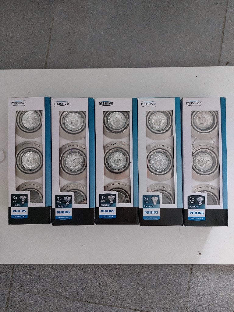 Lamp Armatuur Philips 3x GU10       µ1n, Ophalen, Nieuw
