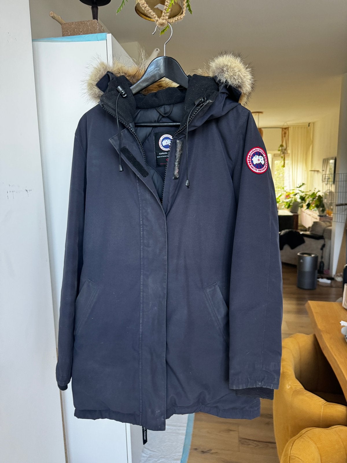 Canada Goose Jas, Ophalen of Verzenden, Gedragen, Maat 42/44 (L), Blauw