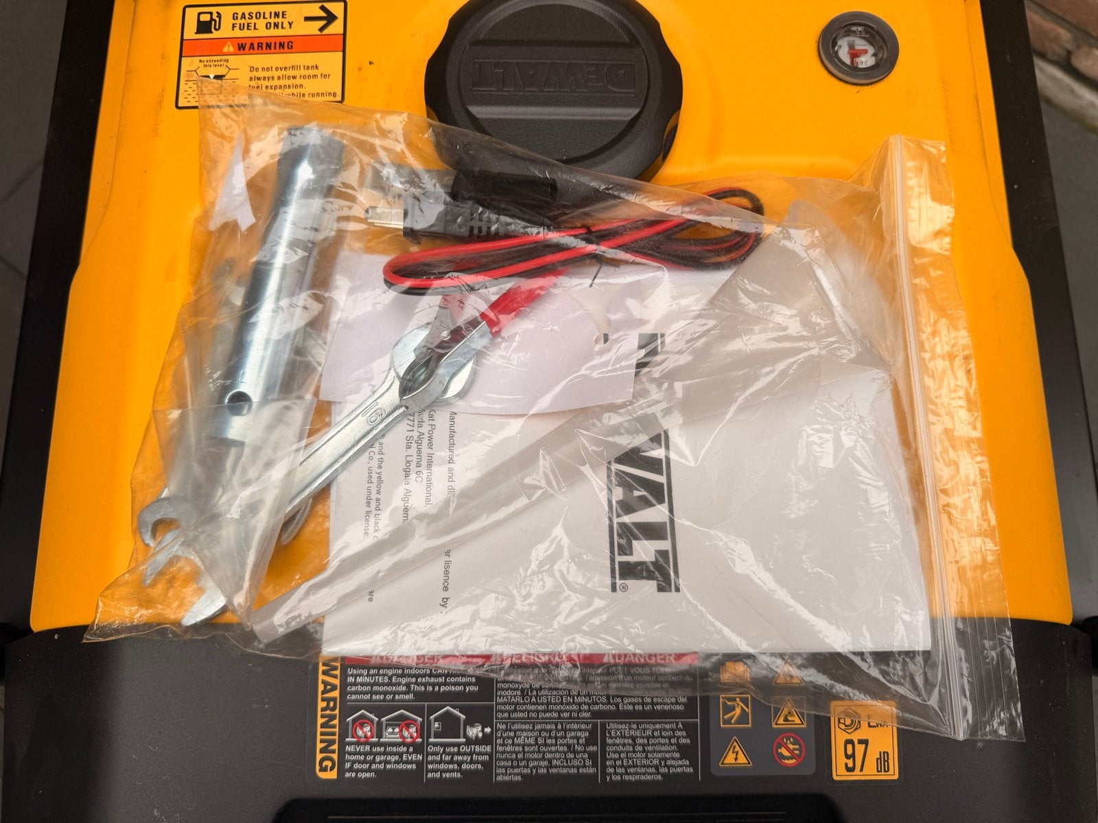 DeWalt Generator 10,6 kVA - Zo goed als nieuw, Ophalen, Elektrisch startend, Benzine, Zo goed als nieuw