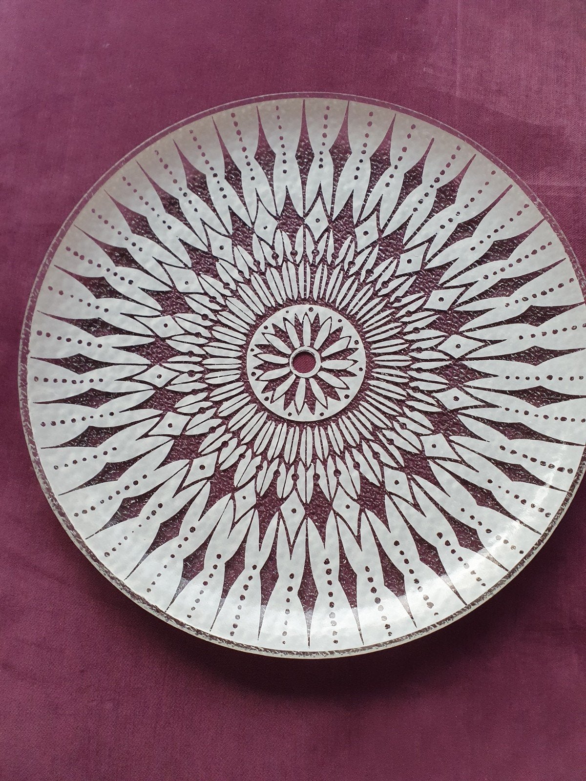Lampenkap glas plafond, Antiek en Kunst, Ophalen