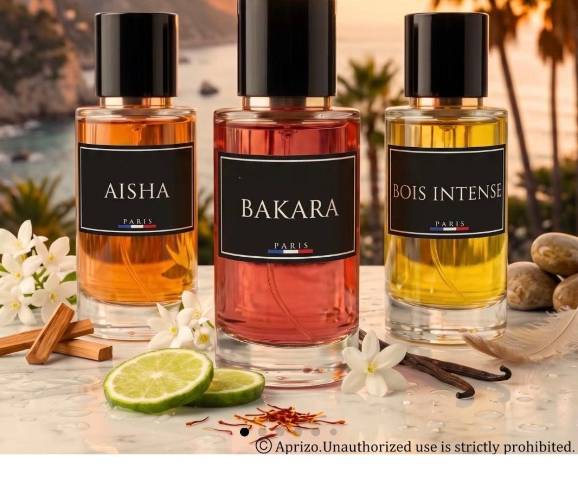 Drie heerlijke parfums: Aisha, Bakara, Bois Intense, Verzenden, Nieuw