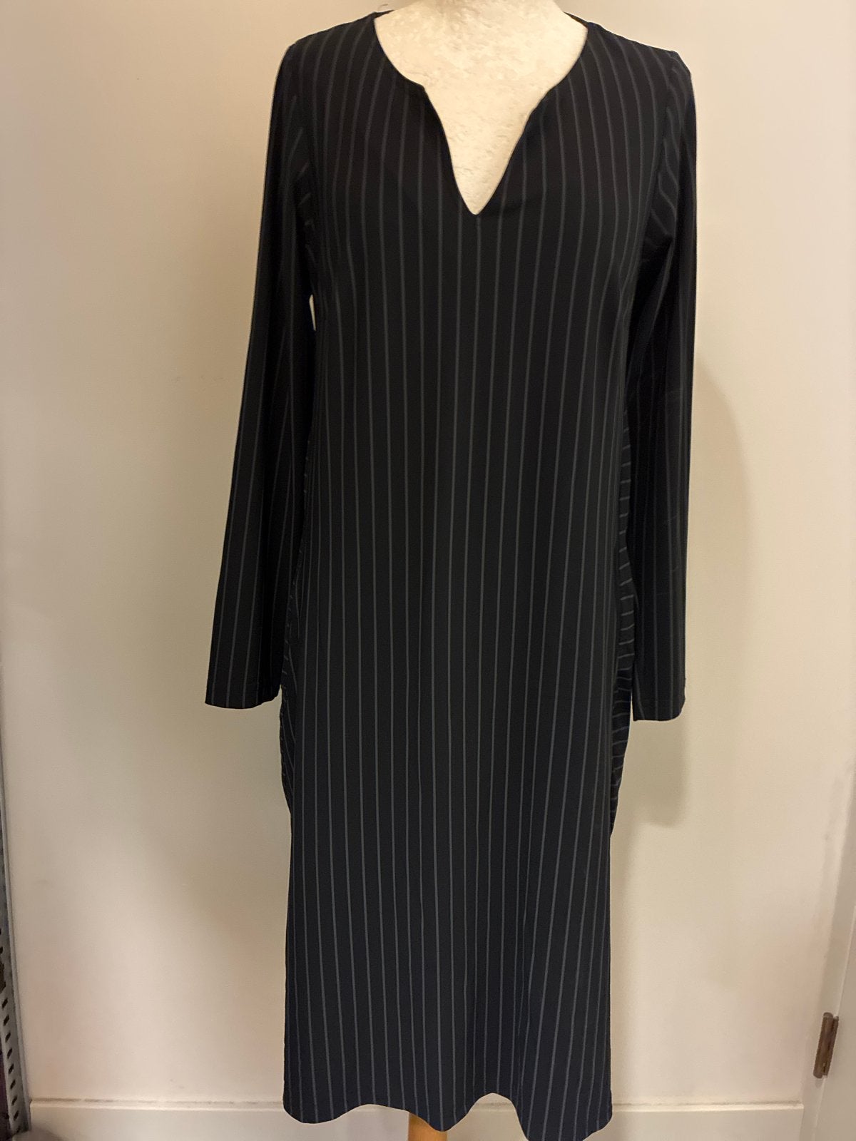 Studio Anneloes Simplicity travelstof jurk streep M, Kleding | Dames, Maat 38/40 (M), Zwart, Ophalen of Verzenden, Zo goed als nieuw
