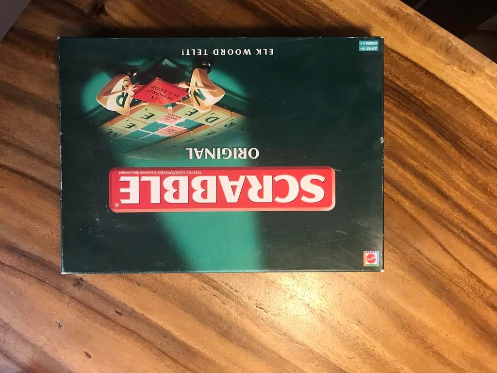 Scrabble Original,weinig gebruikt, Ophalen of Verzenden, Zo goed als nieuw