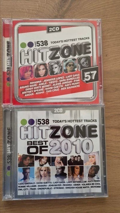 Radio 538 Hitzone CD's: 57 en Best of 2010 (2x2CD), Ophalen of Verzenden, Zo goed als nieuw, Verzamelalbum, Pop