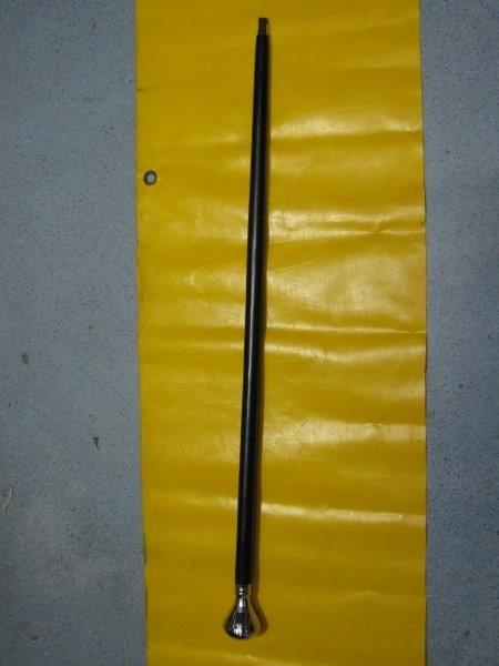Nieuwe wandelstok met zilverkleurige knop Lengte 94 cm, Ophalen of Verzenden, Nieuw
