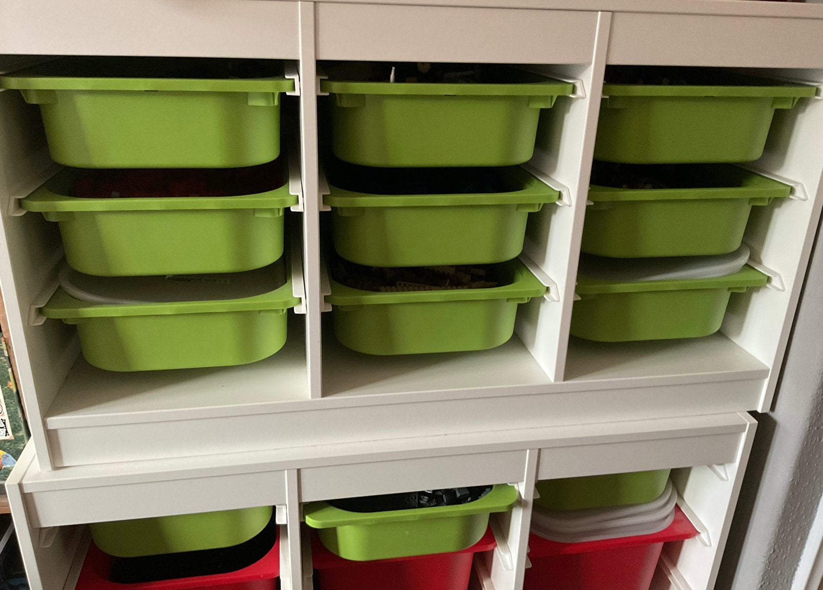 TROFAST IKEA kast incl bakken met deksel, Ophalen, Overige materialen, 5 laden of meer, 100 tot 150 cm