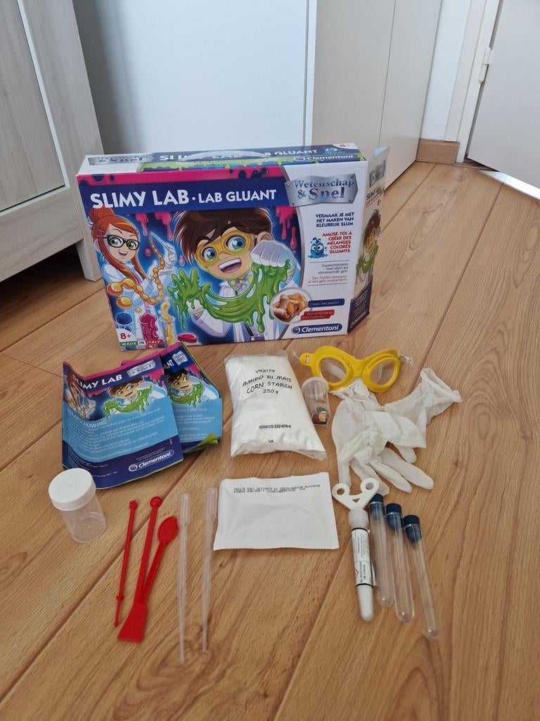 Wetenschap slimy lab en mad science opdrachten, Ophalen of Verzenden, Zo goed als nieuw, Ontdekken