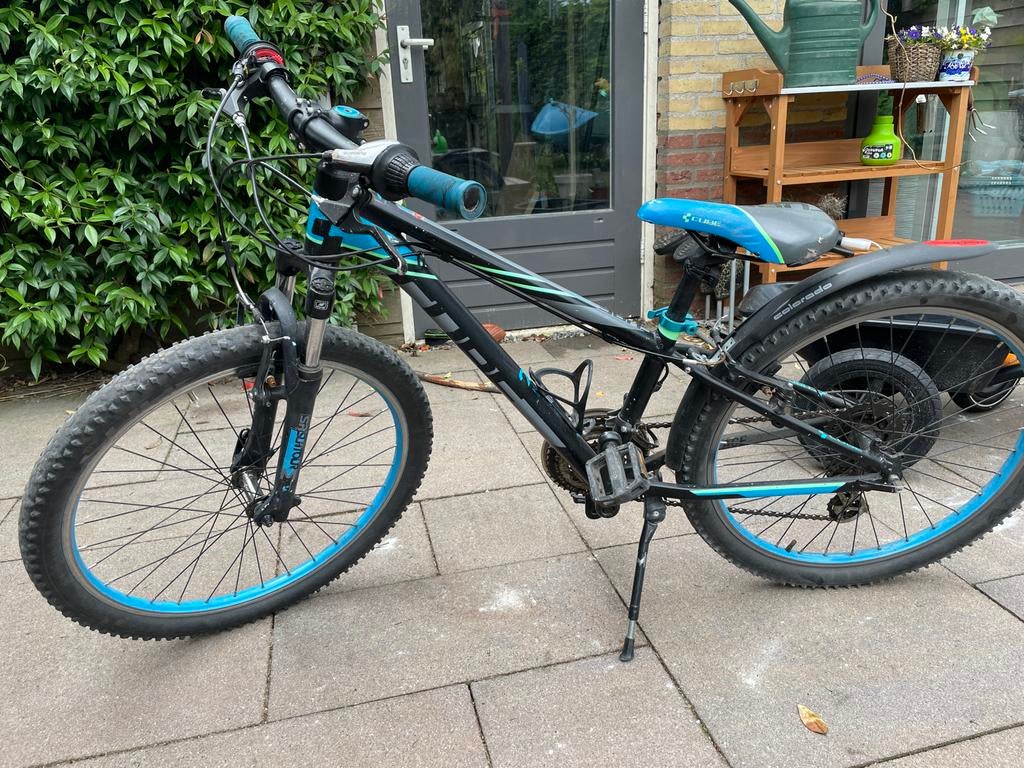 Cube 24” race:240 zwart blauw, Fietsen en Brommers, Fietsen | Mountainbikes en ATB, Gebruikt, Hardtail, Ophalen of Verzenden, Overige merken
