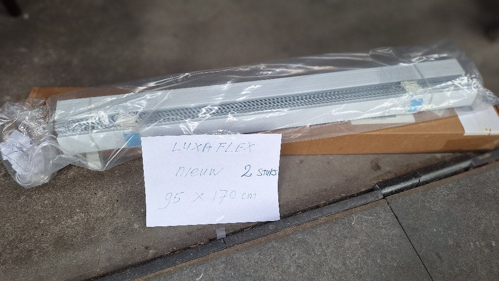 Luxaflex / Lamellen 2stuks b=95xl=170cm wit, Ophalen, Wit, Nieuw, 50 tot 100 cm
