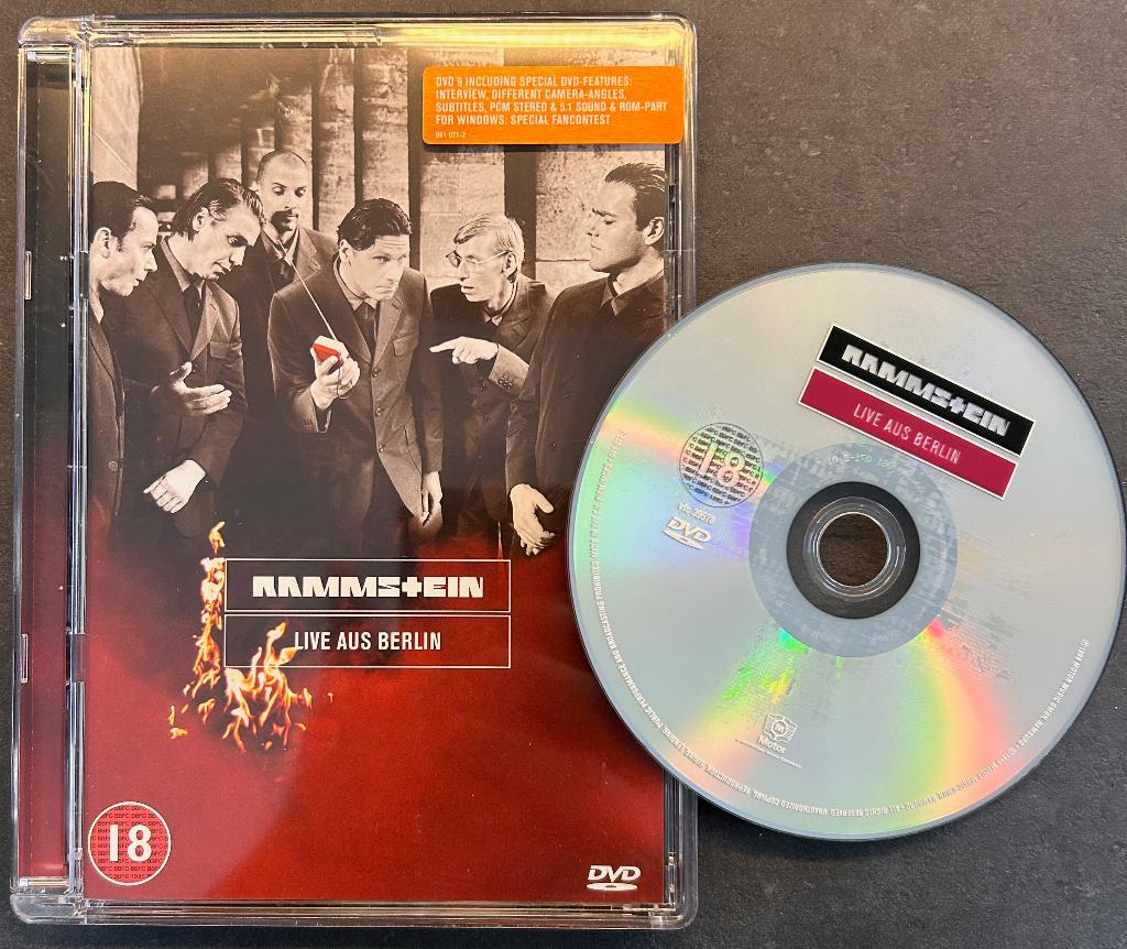 RAMMSTEIN - Live aus Berlin ( DVD ), Vanaf 16 jaar, Ophalen of Verzenden, Zo goed als nieuw, Muziek en Concerten