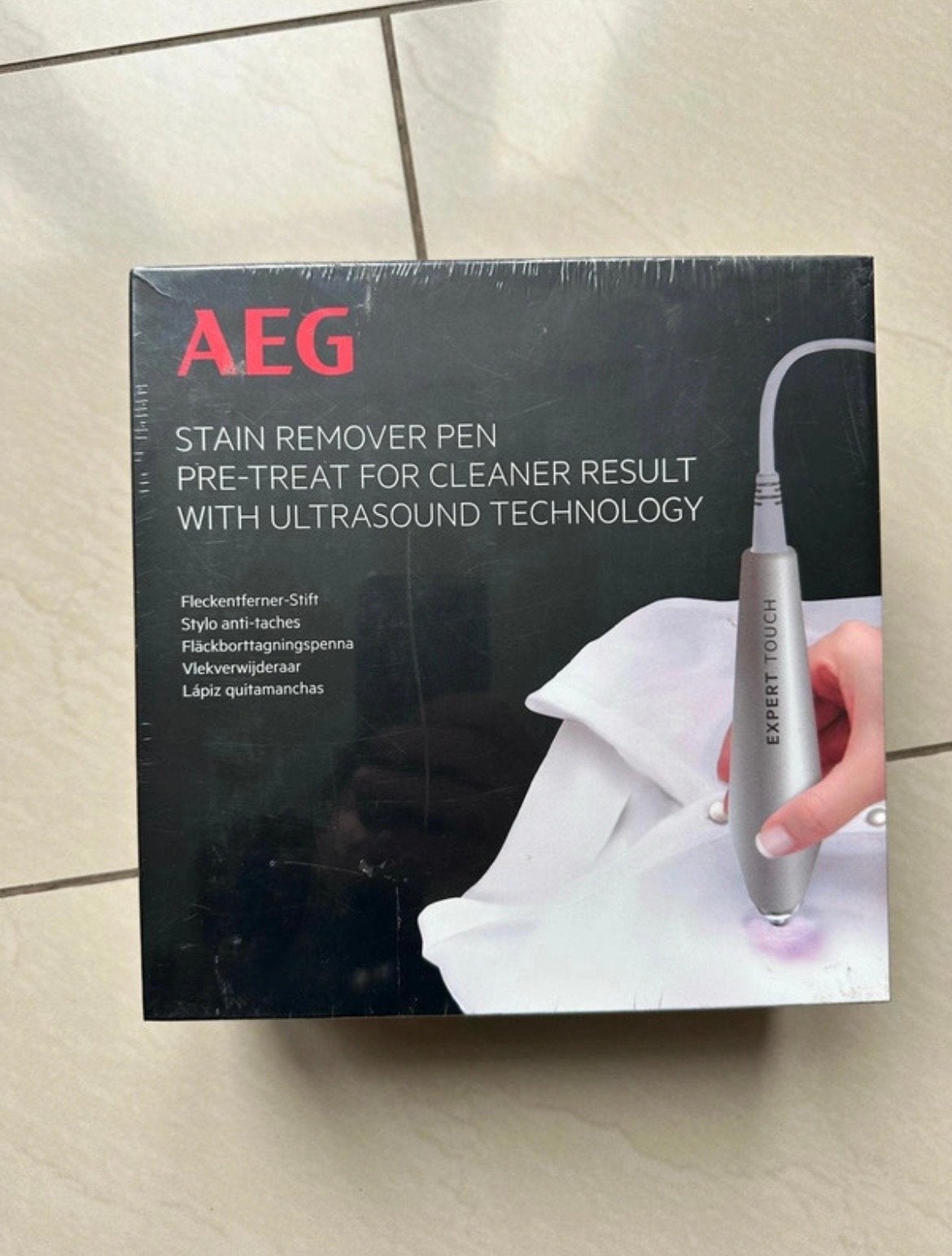 AEG Vlekkenverwijderaar Pen - Nieuw met Ultrasoon Technologi, Ophalen of Verzenden, Nieuw