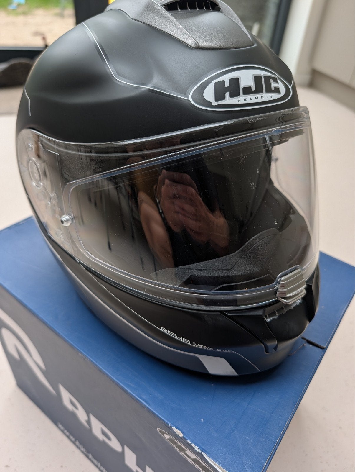 HJC rpha max eco zoomwalt small, Motoren, Ophalen of Verzenden, Tweedehands, Integraalhelm, HJC