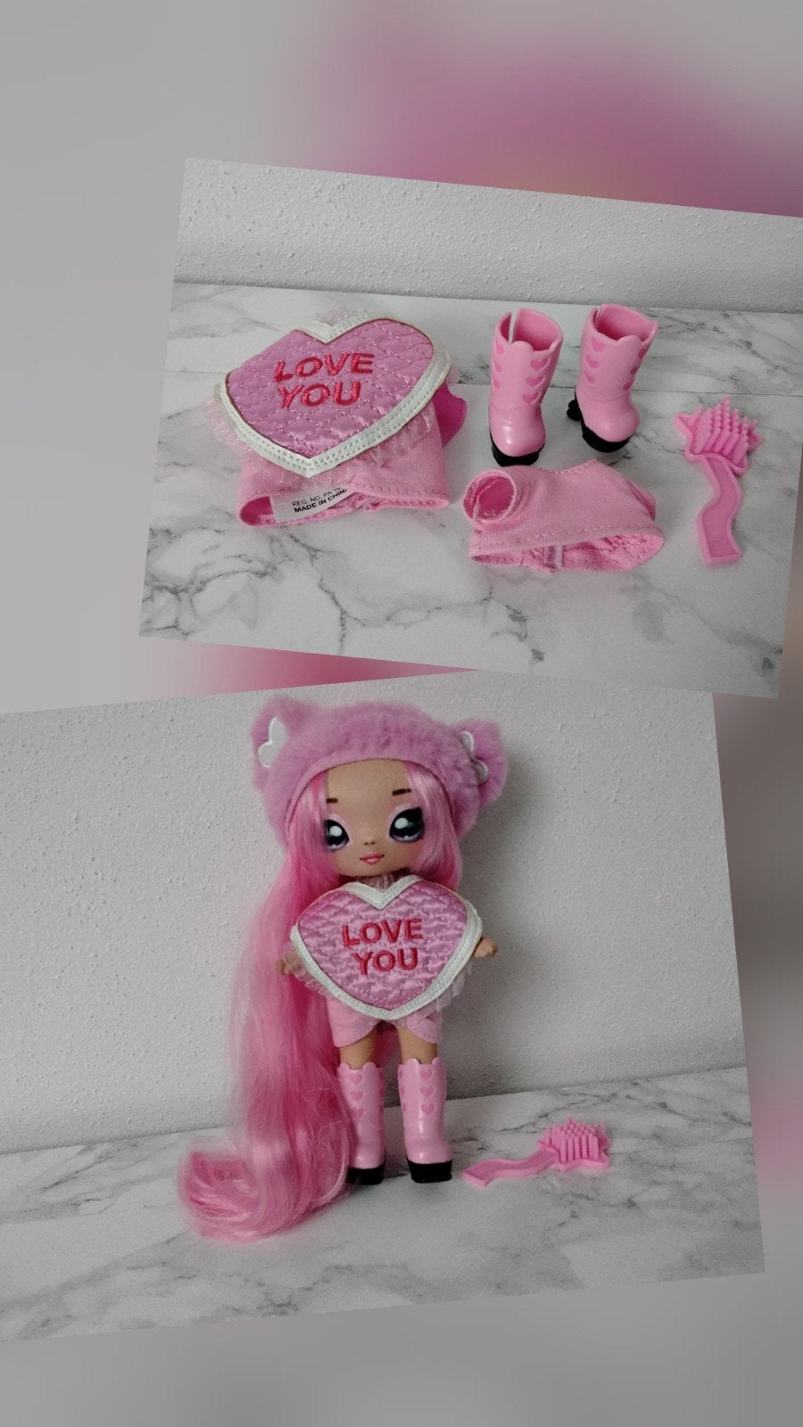 Zapf Pop Na Na Suprise Sweetest Heart Roze, Ophalen of Verzenden, Gebruikt, Overige typen