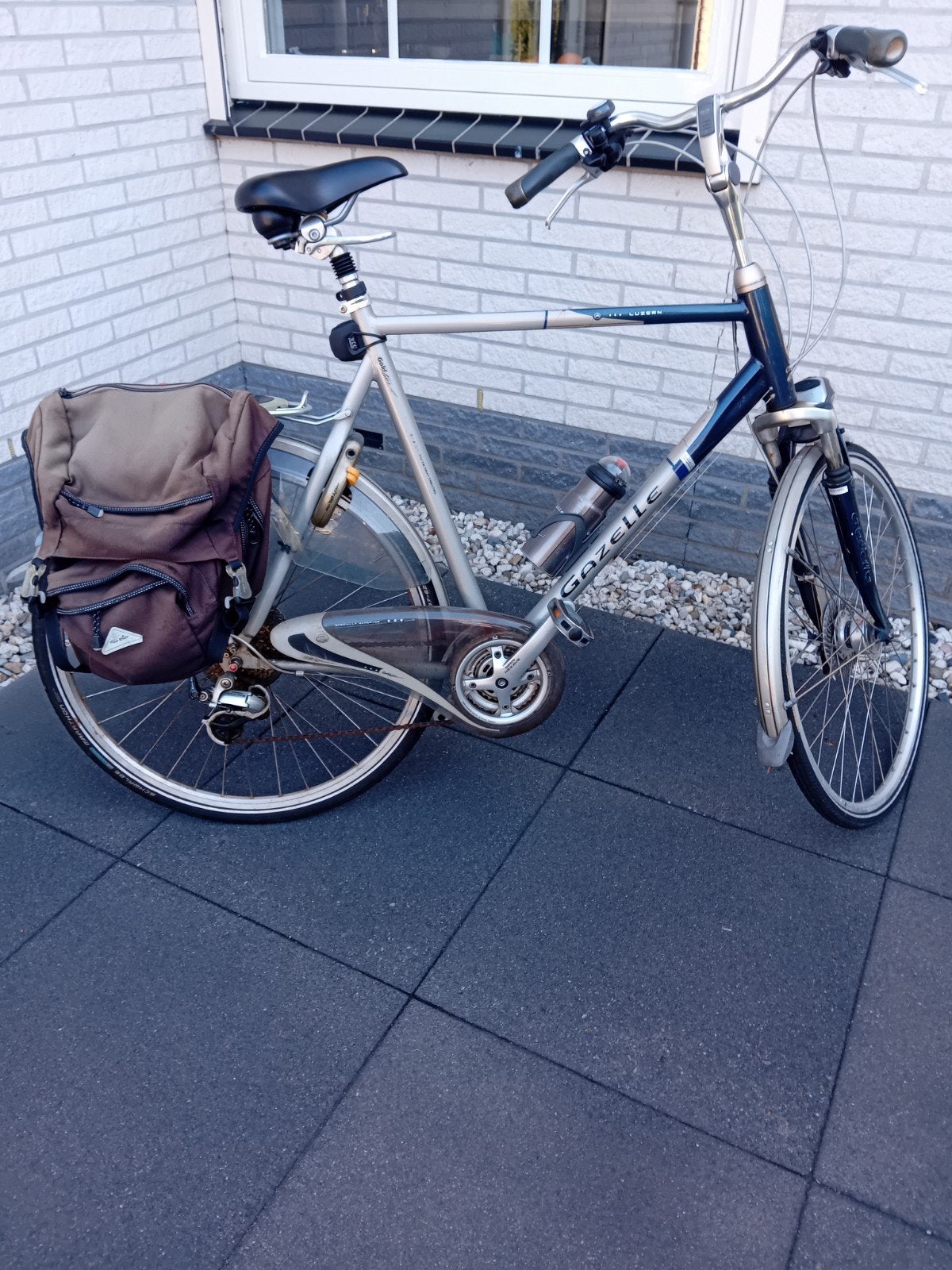 Gazelle Luzern Gold heren - Gebruikt, Ophalen, Gebruikt, Velgrem, Versnellingen