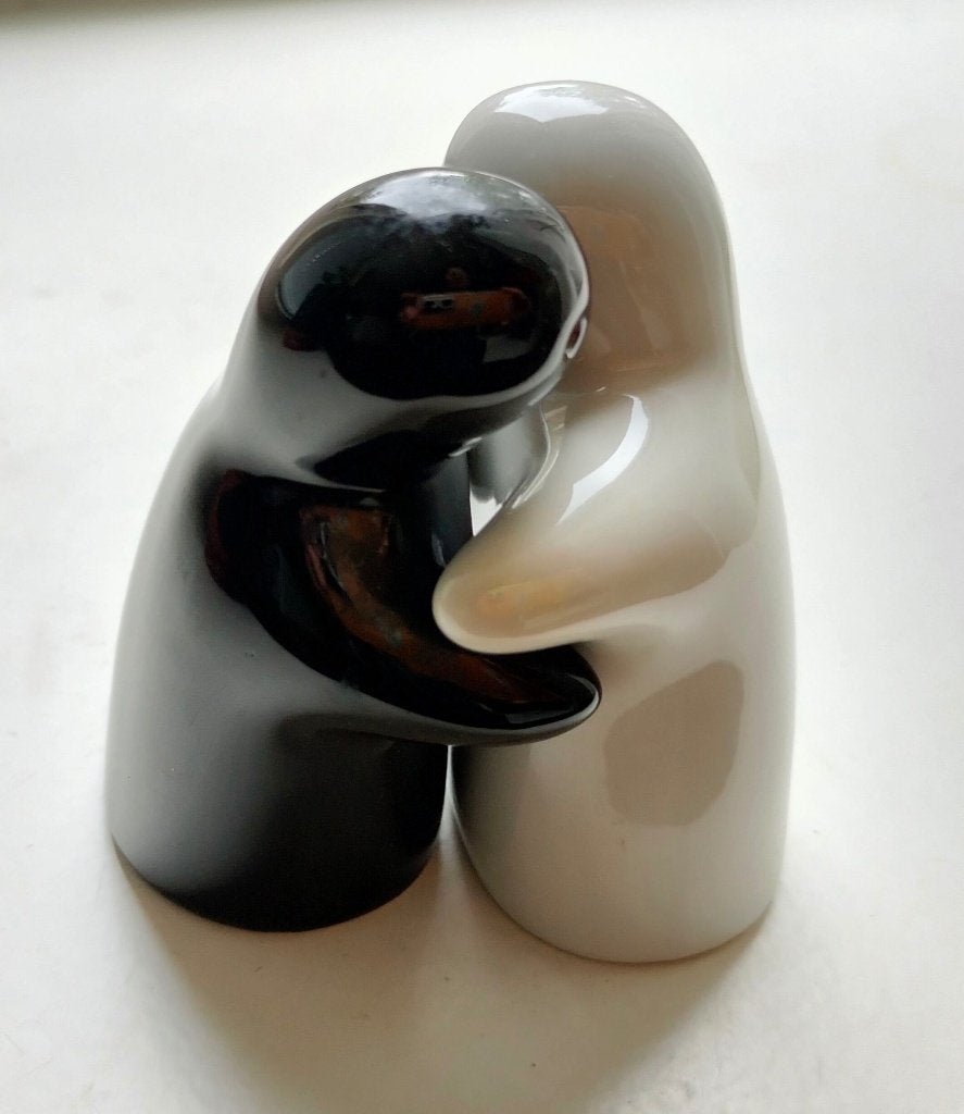 Salt and Pepper Set Embrace Black & White, Verzenden, Zo goed als nieuw