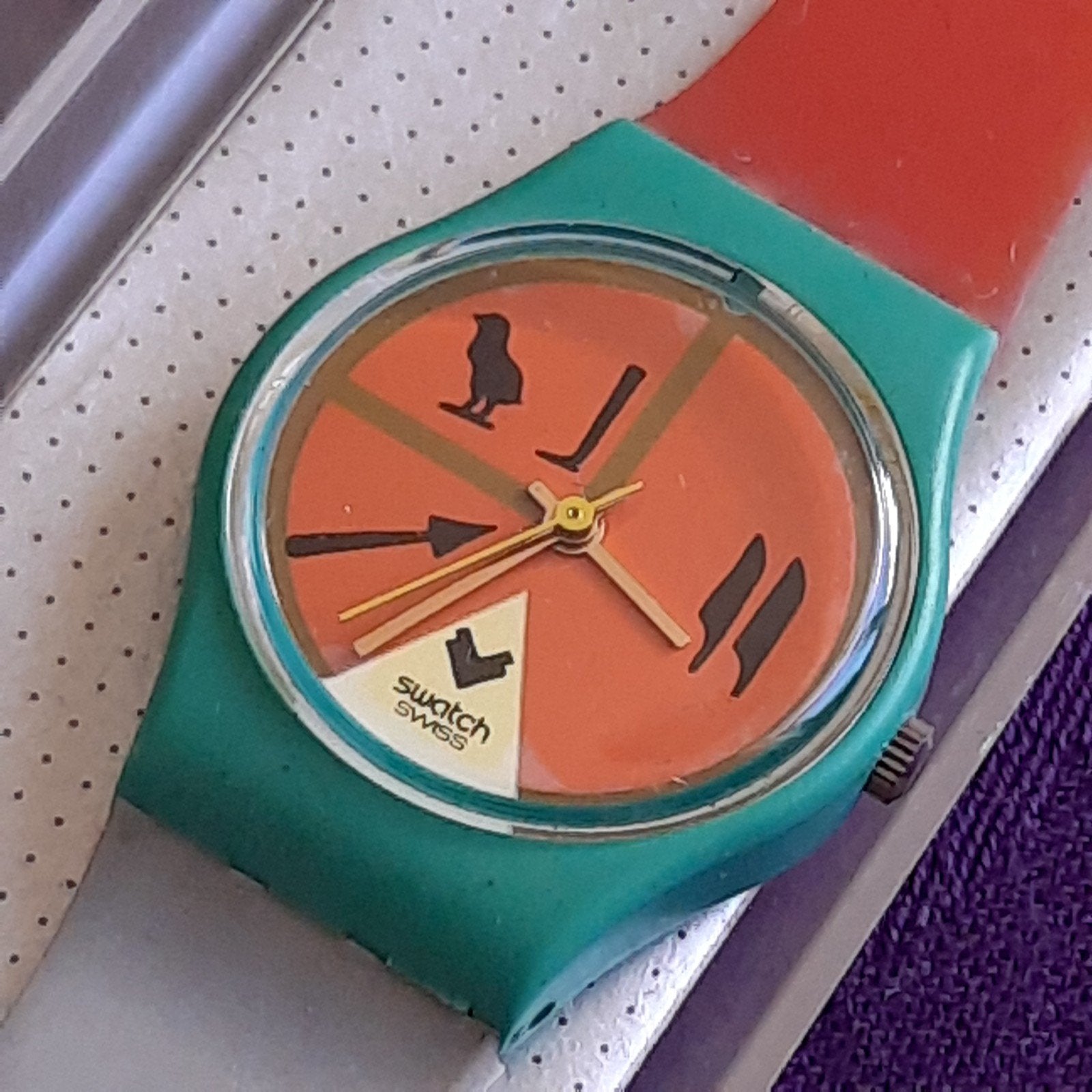 SWATCH LADY LL101 HORUS ZELDZAAM HORLOGE 1986, Verzenden, Swatch
