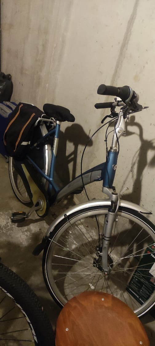 Fiets gebruikt, Ophalen
