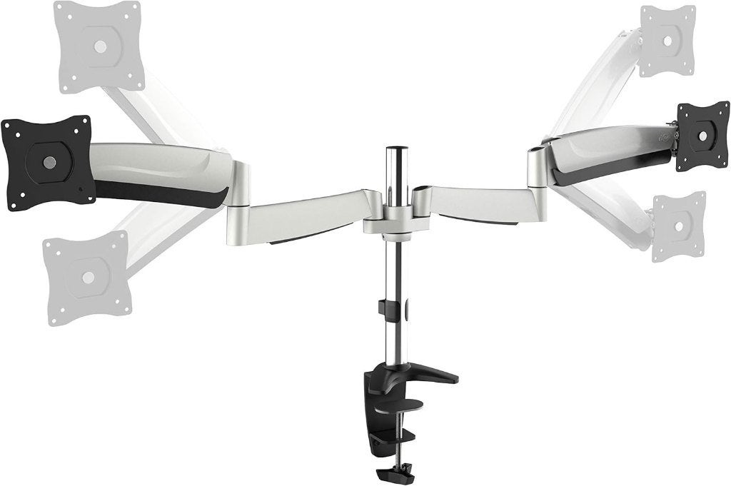 Dubbele gasveer monitorarm - Ricoo TS3111, Computers en Software, Monitoren, Ophalen, Gebruikt, Overige typen, Onbekend