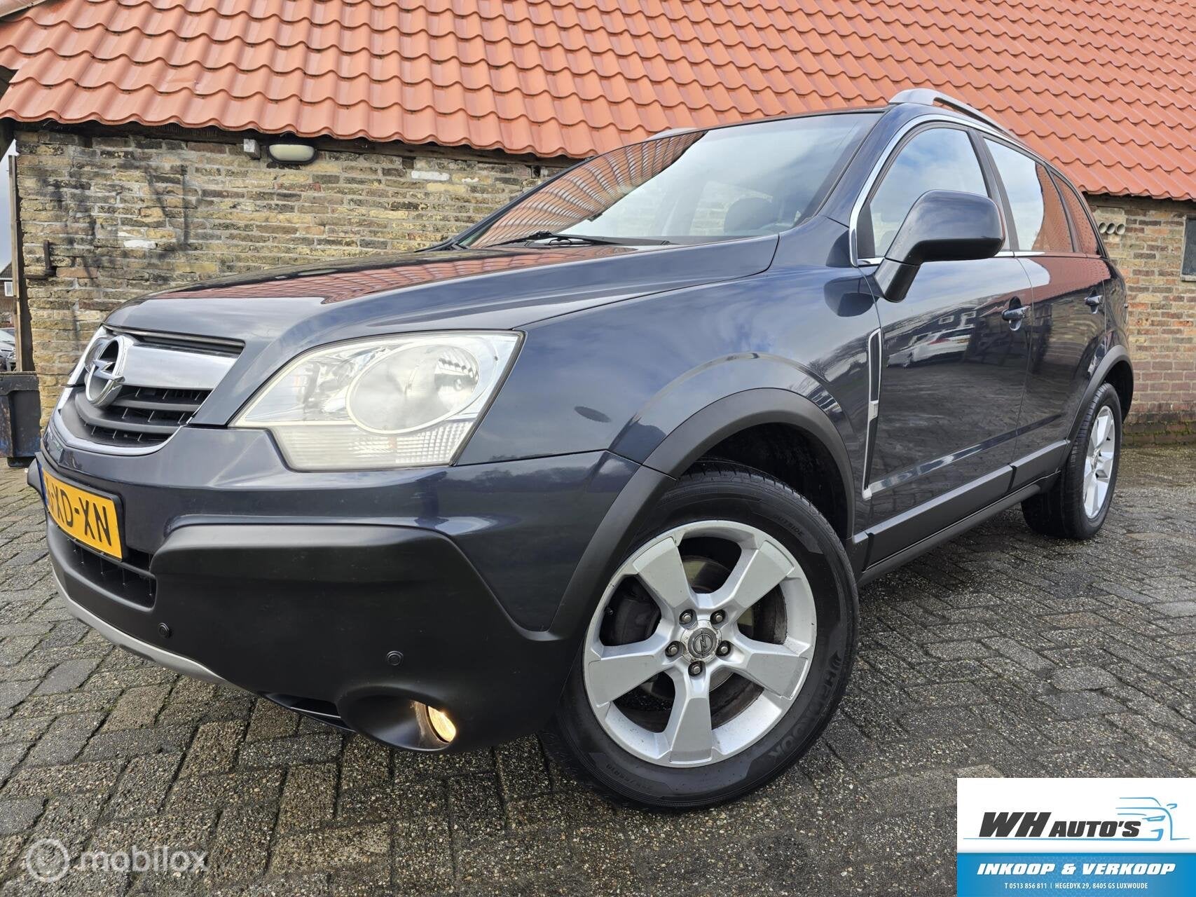 Opel Antara 2.4-16V Enjoy 4x4 | Nette auto | Nwe D-riem, Auto's, Gebruikt, 4 cilinders, Blauw, Bedrijf