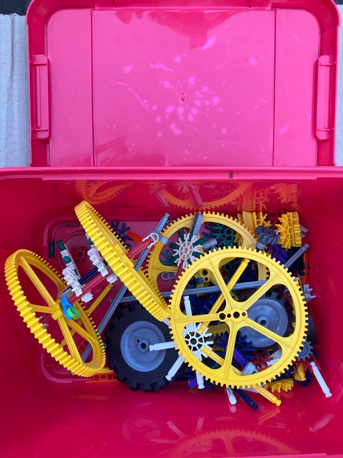 Doos K'nex onderdelen, Ophalen of Verzenden, Gebruikt, K'nex