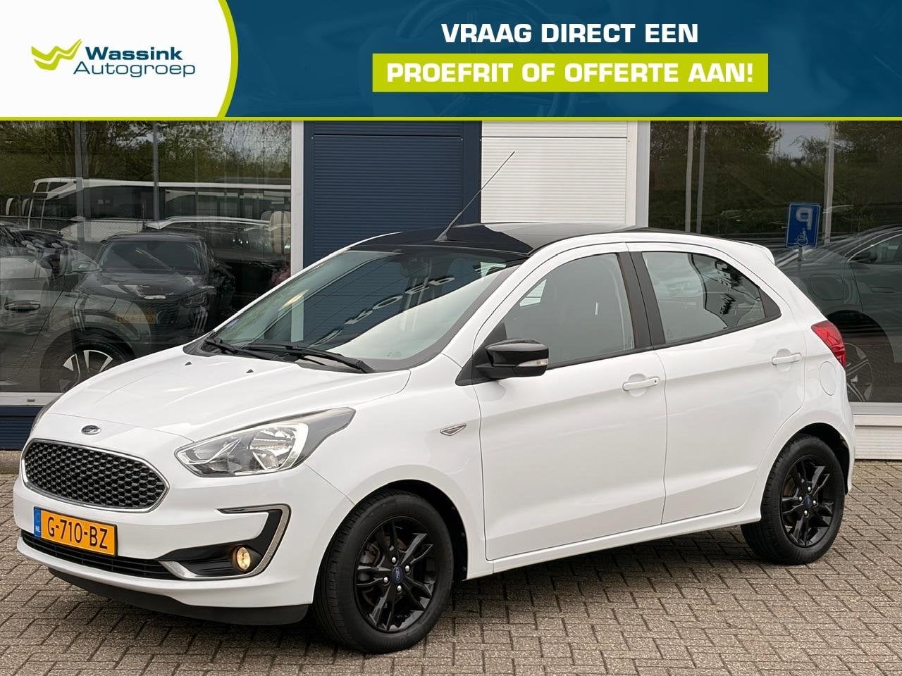 Ford Ka Ka+ 1.2 85pk Trend Ultimate White | Airconditioning, Auto's, Voorwielaandrijving, Stof, Euro 6, 1041 kg