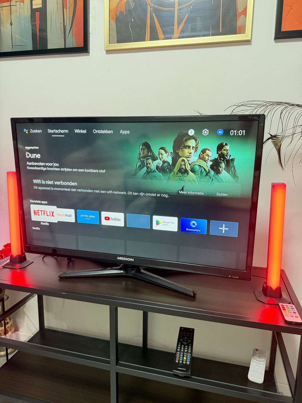 Medion MD 30780 DE-A 31.5" LCD TV, Gebruikt, 50 Hz, 80 tot 100 cm, Ophalen