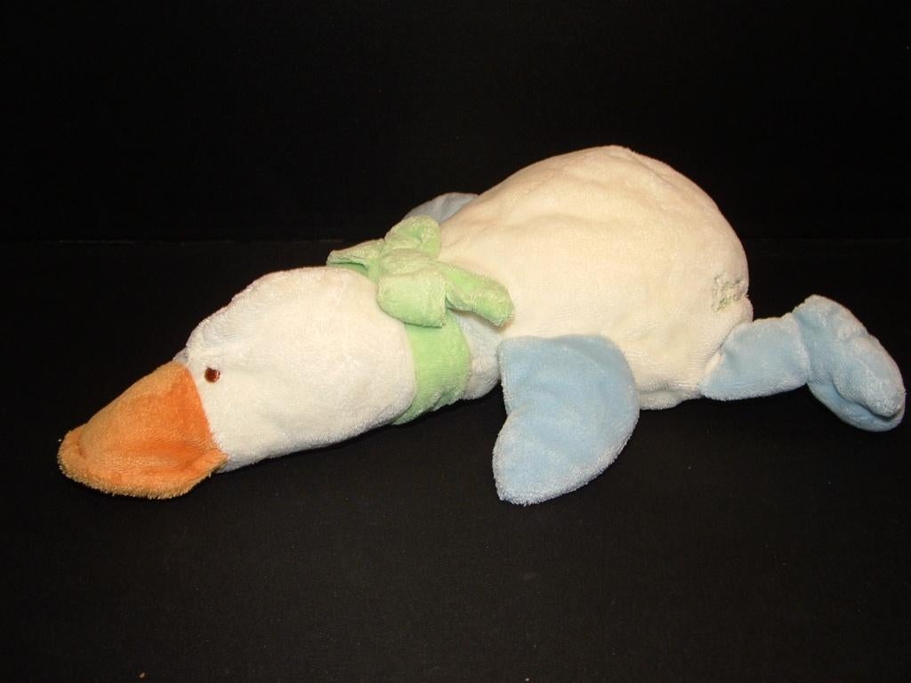 TIAMO EEND DAFFY & DUCKY VELOURS WIT MET ORANJE SNA, Kinderen en Baby's, Ophalen of Verzenden, Nieuw, Overige typen