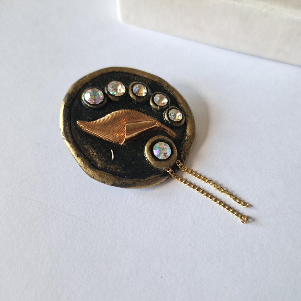Oude vintage broche, Verzenden, Gebruikt, Overige onderwerpen
