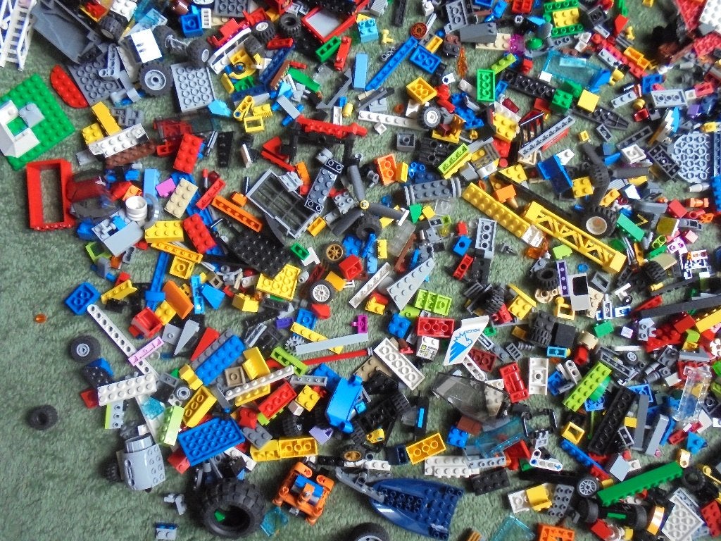 Foto 4 van mooie partij losse lego met poppetjes