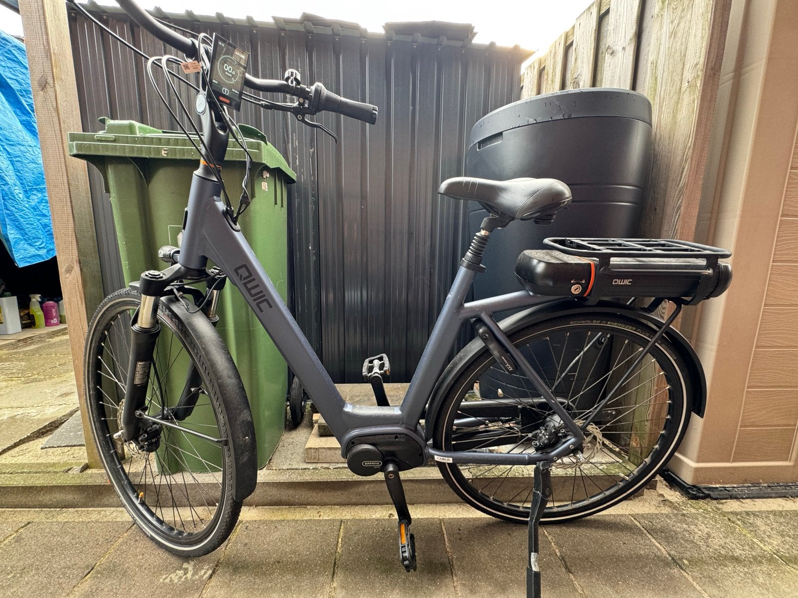 Qwic E-bike mn7d+ met defect bafang motor 1318km, Fietsen en Brommers, Ophalen, Qwic, Gebruikt, 51 tot 55 cm