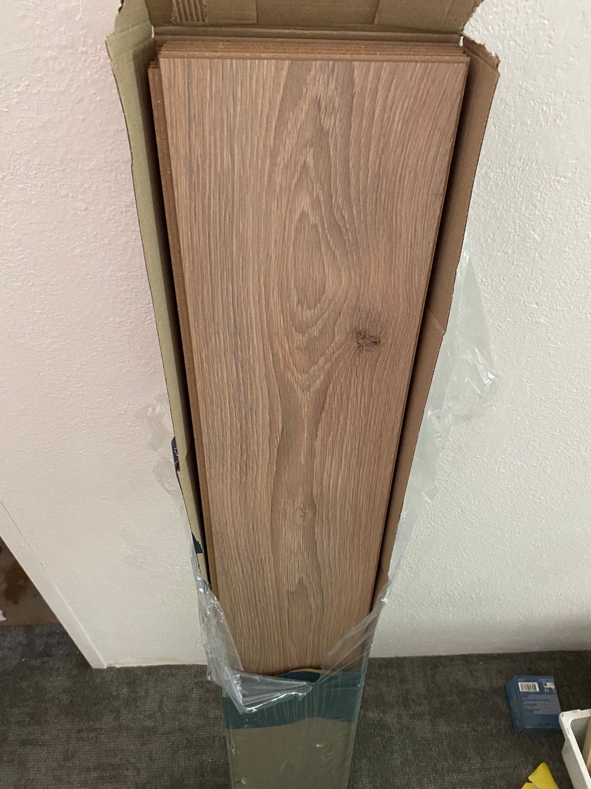Restje laminaat en ondervloer - Gamma Nouvelle Warm Taupe, Ophalen, 50 tot 150 cm, Zo goed als nieuw, 10 m² of meer