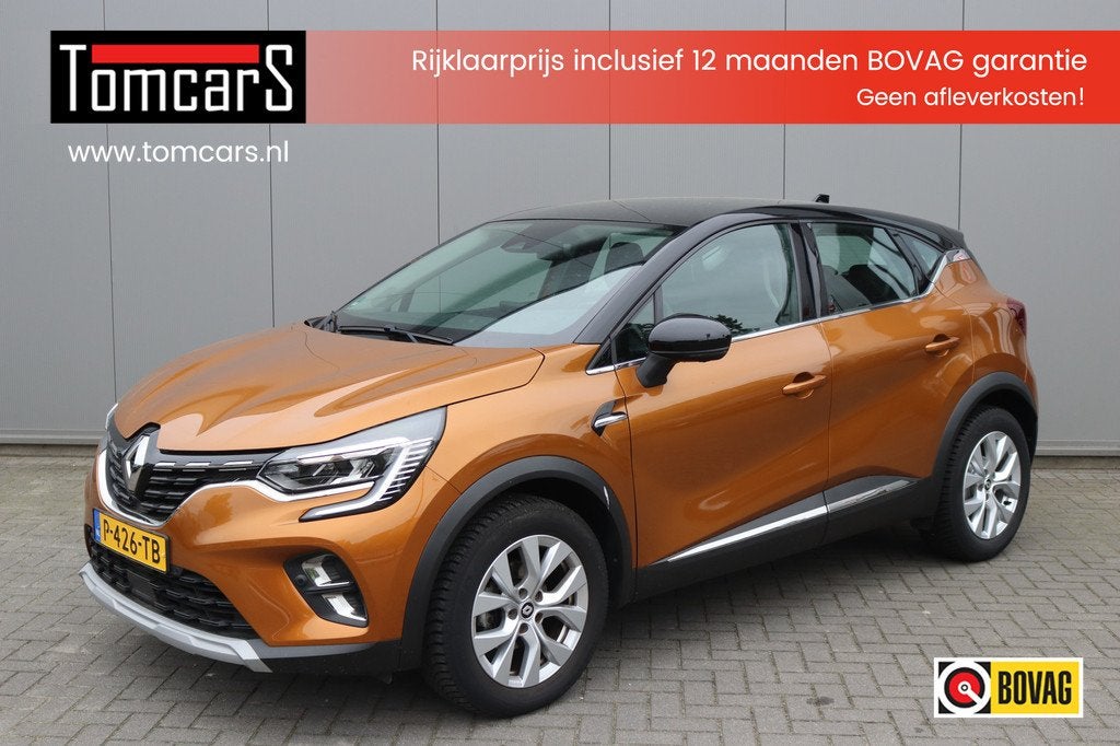 Renault Captur 1.0 TCe 90PK Intens Gr.-navigatie/Stoel-stuur, 12 maanden, Gebruikt, Euro 6, Overige kleuren