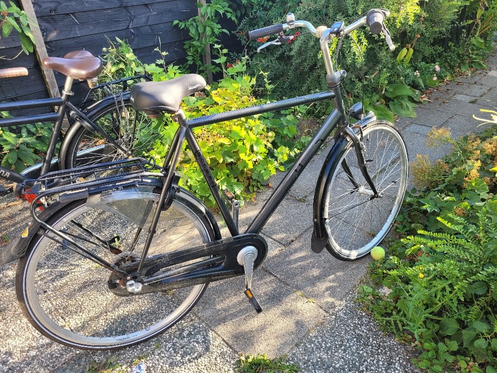 Puch herenfiets, Gebruikt, Versnellingen, 61 tot 65 cm, Trommelrem